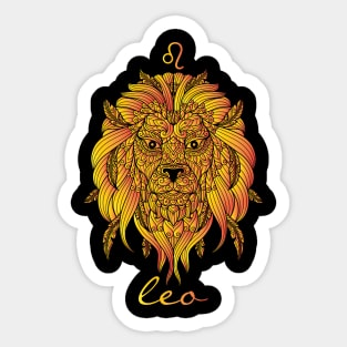 Leo Zodiac Sticker